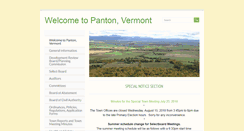 Desktop Screenshot of pantonvt.us